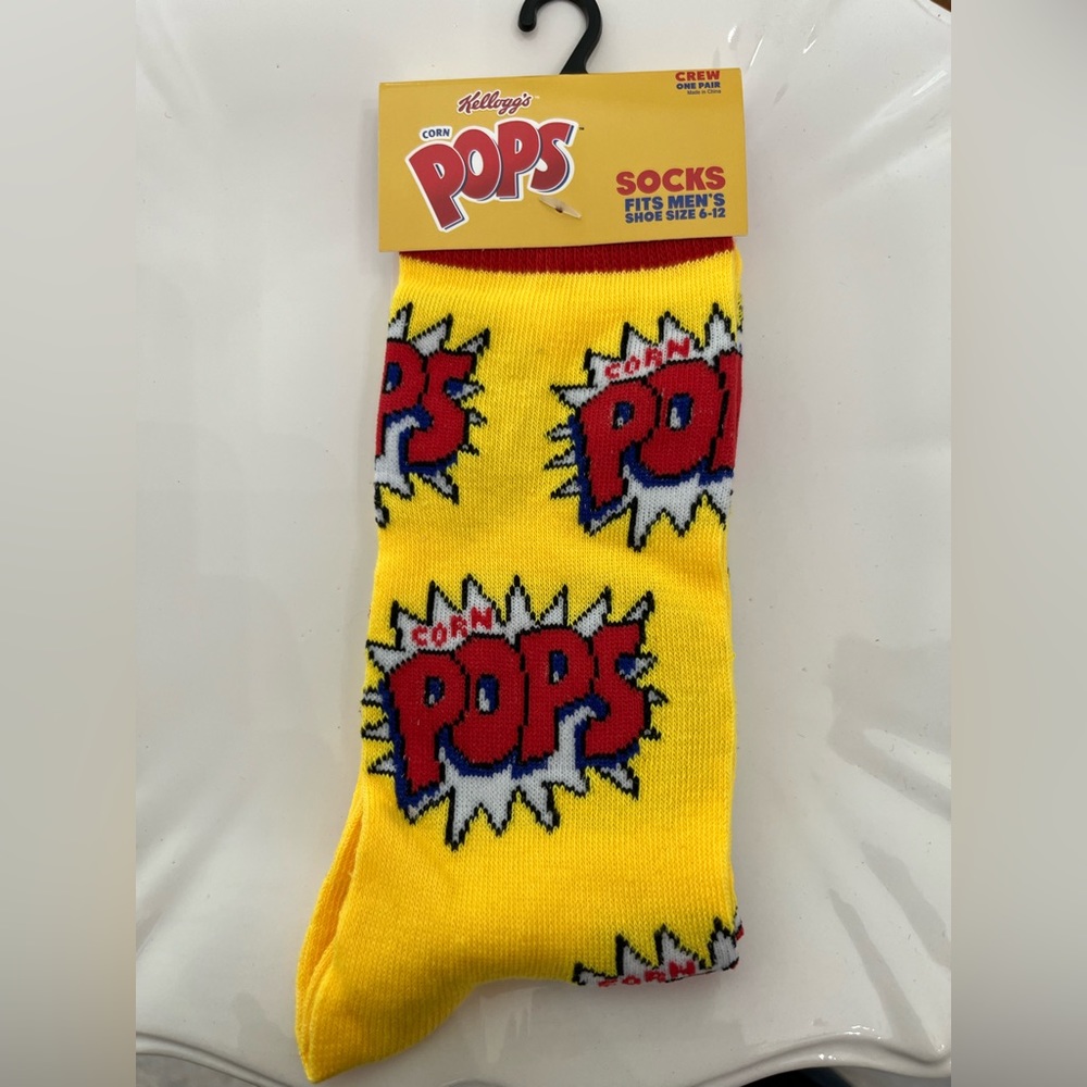 Kellog’s Corn Pops Socks Fits Men’s Shoe Size 6-12